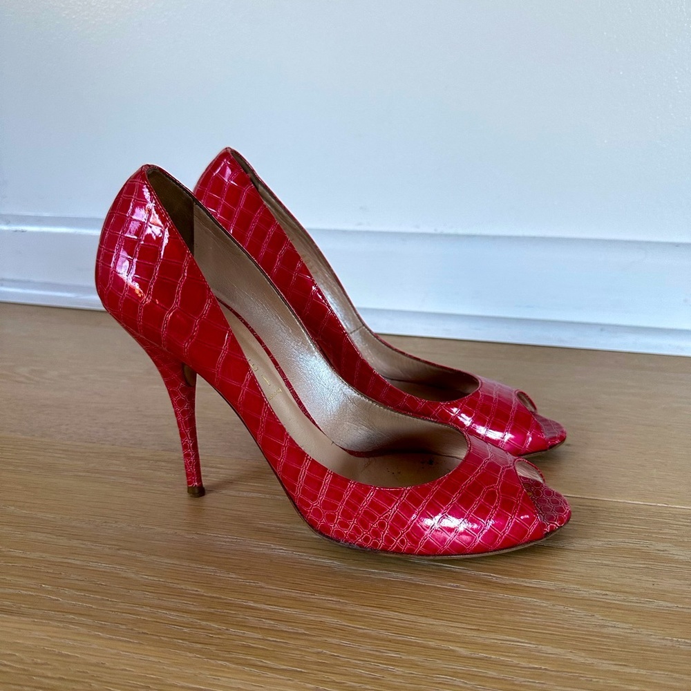 Python Heels Casadei Red Size 9 - image 1